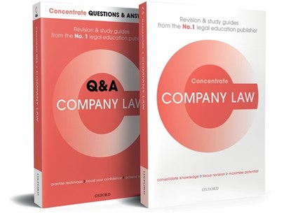 Company Law Revision Concentrate Pack, Imogen Moore - Paperback - 9780192859679