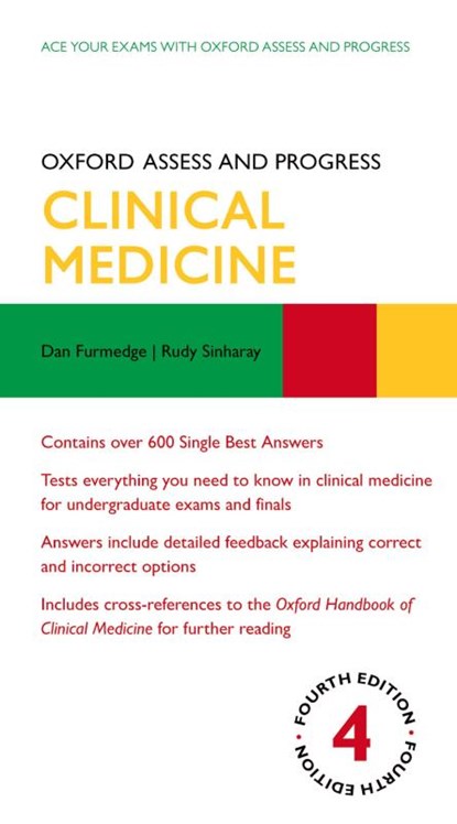 Oxford Assess and Progress: Clinical Medicine, Dan Furmedge ; Rudy Sinharay - Paperback - 9780192868411