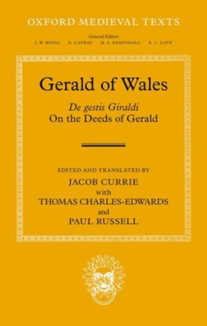 Gerald of Wales, Thomas Charles-Edwards - Gebonden - 9780192869166