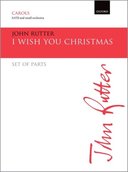 I wish you Christmas, RUTTER,  John - Paperback - 9780193512245