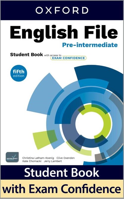 English File: Pre-Intermediate Student Book + Exam confidence, Christina Latham-Koenig ; Clive Oxenden ; Kate Chomacki ; Jerry Lambert - Paperback - 9780194284622
