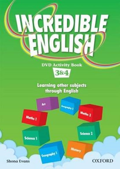 Incredible English: 3 & 4: DVD Activity Book, Shona Evans - Paperback - 9780194441117