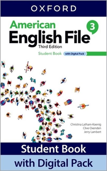 American English File 3e Student Book Level 3 Digital Pack, Oxford University Press - Paperback - 9780194758833