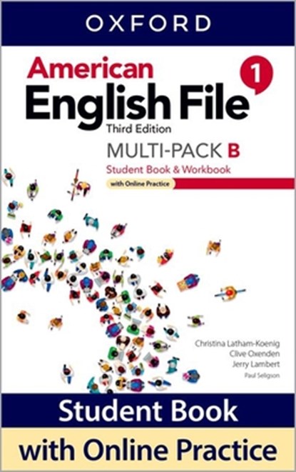 American English File: Level 1: Student Book/Workbook Multi-Pack B with Online Practice, Christina Latham-Koenig ; Clive Oxenden ; Jerry Lambert ; Paul Seligson - Paperback - 9780194906296