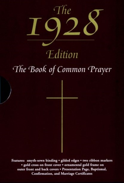 The 1928 Book of Common Prayer, Oxford University Press - Gebonden - 9780195285253