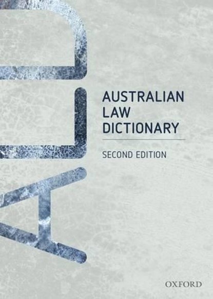 Australian Law Dictionary, niet bekend - Paperback - 9780195518511