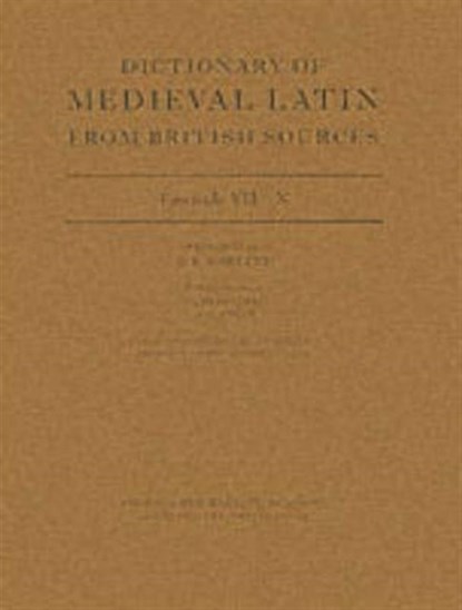 Dictionary of Medieval Latin from British Sources, DAVID (EDITOR,  Dictionary of Medieval Latin) Howlett - Paperback - 9780197262665