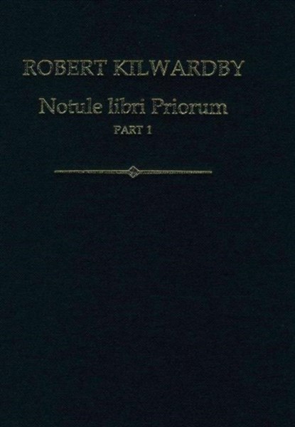 Robert Kilwardby, Notule libri Priorum, Part 1, THOM,  Paul (Adjunct Professor, School of Philosophical and Historical Inquiry, Adjunct Professor, School of Philosophical and Historical Inquiry, The University of Sydney) ; Scott, John (Independent Scholar, Independent Scholar) - Gebonden - 9780197265932