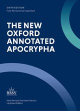 The New Oxford Annotated Apocrypha - Michael D. (Director of Publications Coogan - 9780197633533