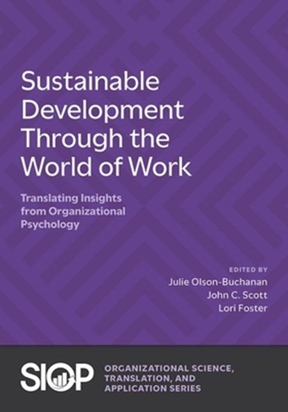 Sustainable Development Through the World of Work, Julie Olson-Buchanan - Gebonden - 9780197786130