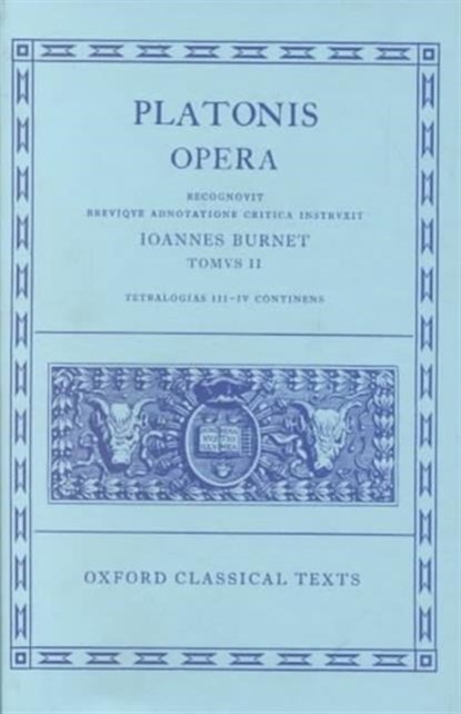 Plato Opera Vol. II, J. Burnet - Gebonden - 9780198145417