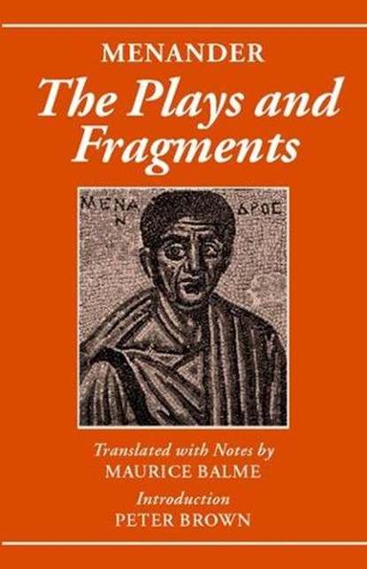 Menander: The Plays and Fragments, Menander - Gebonden - 9780198152705