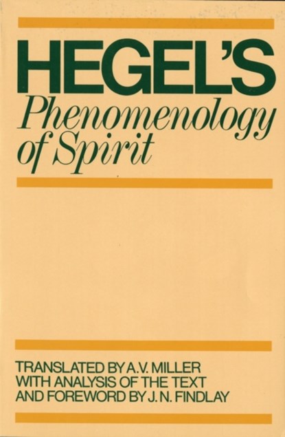 Phenomenology of Spirit, G. W. F. Hegel - Paperback - 9780198245971