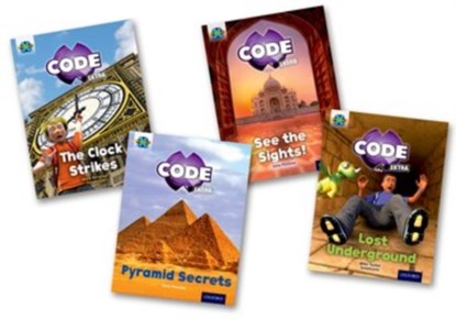 Project X CODE Extra: Purple Book Band, Oxford Level 8: Wonders of the World and Pyramid Peril, Mixed Pack of 4, Mara Bergman ; Jane Penrose ; Mike Tucker - Paperback - 9780198363644