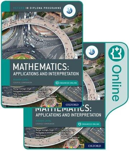 Oxford IB Diploma Programme: IB Mathematics: applications and interpretation, Higher Level, Print and Enhanced Online Course Book Pack, Tony Halsey ; Suzanne Doering ; Michael Ortman ; Nuriye Sirinoglu Singh - Paperback - 9780198427049