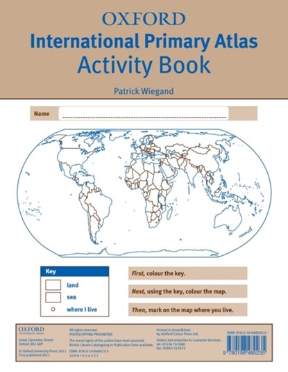 Oxford International Primary Atlas Activity Book, Dr Patrick Wiegand - Paperback - 9780198480235