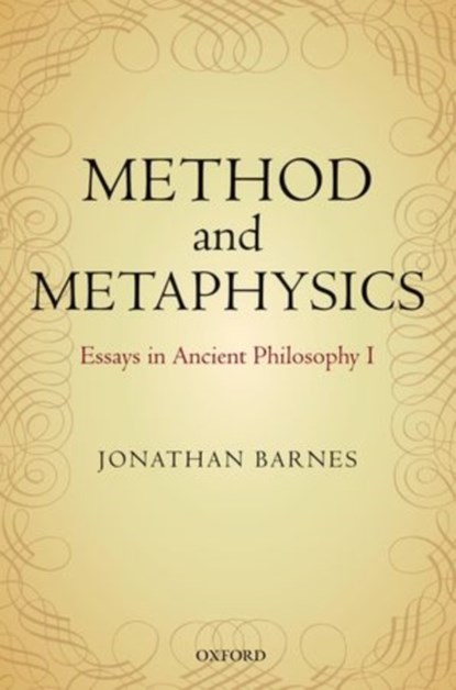 Method and Metaphysics, Jonathan ( Barnes - Paperback - 9780198709381