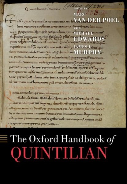The Oxford Handbook of Quintilian, Marc (Radboud University) van der Poel - Gebonden - 9780198713784