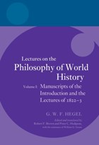 Hegel: Lectures on the Philosophy of World History, Volume I | Robert F (university of Delaware) Brown ; Peter C (vanderbilt University) Hodgson | 