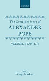 The Correspondence of Alexander Pope - Alexander Pope ; George Sherburn - 9780198783626