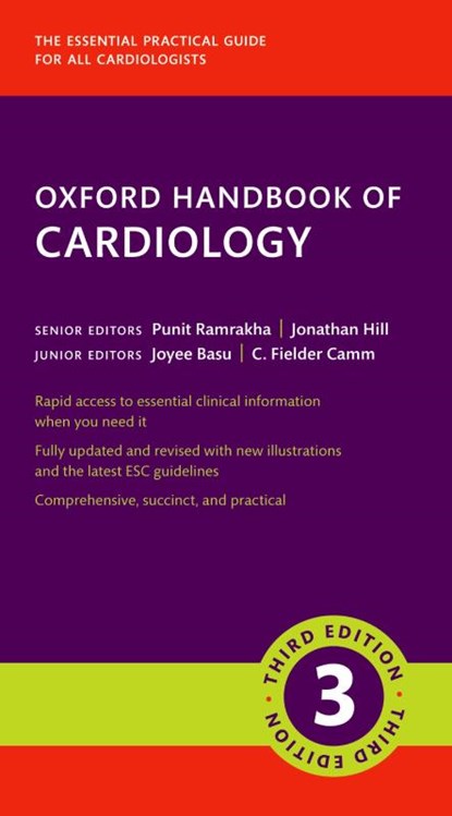 Oxford Handbook of Cardiology, Punit Ramrakha ; Jonathan Hill ; Joyee Basu ; C. Fielder Camm - Paperback - 9780198789536