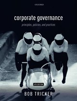 Corporate Governance - Bob (Former Professor of Finance Tricker - 9780198809869