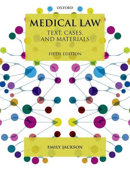 Medical Law, JACKSON,  Emily (Professor of Law, London School of Economics) - Paperback - 9780198825845