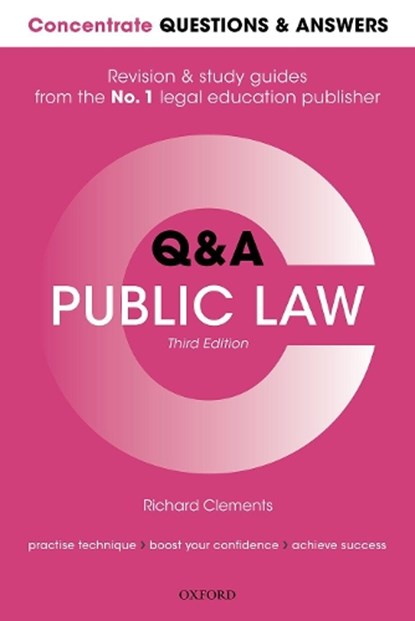 Concentrate Questions and Answers Public Law, Richard (Associate Lecturer Clements - Paperback - 9780198853497