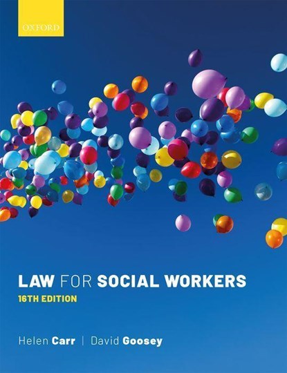 Law for Social Workers, Helen (Professor of Law Carr ; David (Independent social worker) Goosey - Paperback - 9780198869924