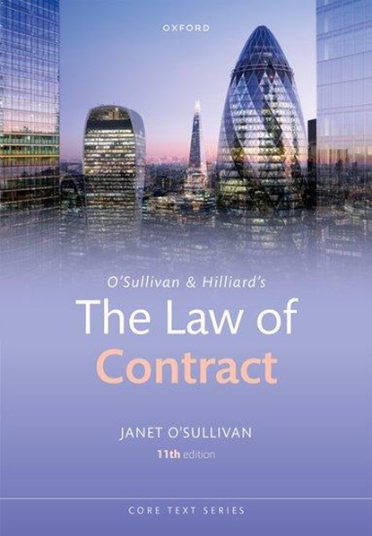 O'Sullivan & Hilliard's The Law of Contract, Janet ( O'Sullivan - Paperback - 9780198897019