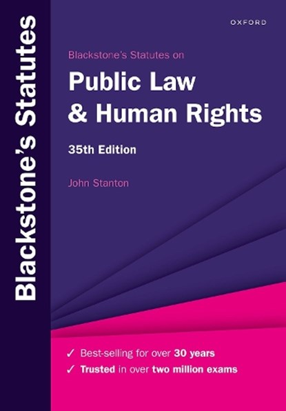 Blackstone's Statutes on Public Law & Human Rights, John (Reader in Law at The City Law School Stanton - Paperback - 9780198971351