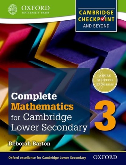 Complete Mathematics for Cambridge Lower Secondary 3 (First Edition), Deborah Barton - Paperback - 9780199137107