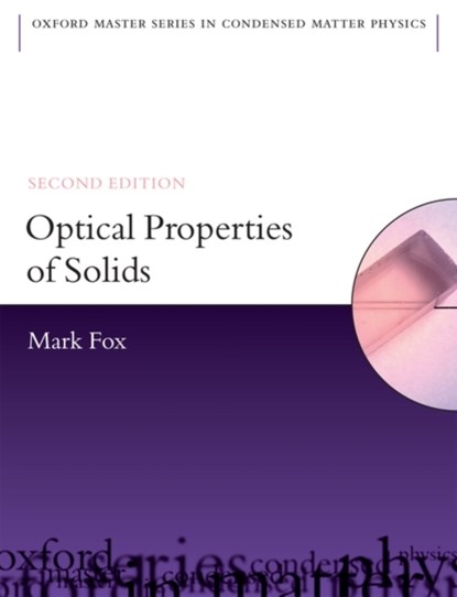 Optical Properties of Solids, Mark (Department of Physics and Astronomy Fox - Paperback - 9780199573370