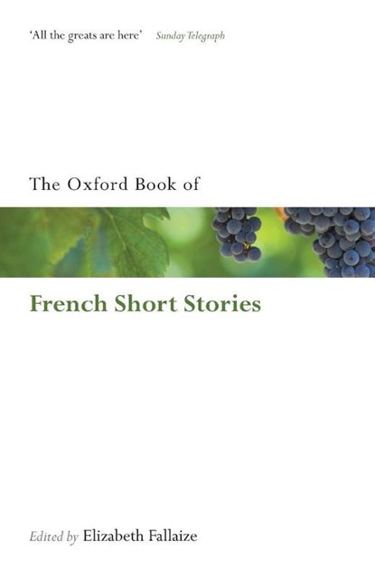 The Oxford Book of French Short Stories, Elizabeth (Fellow in French at St. John's College Fallaize - Paperback - 9780199583171