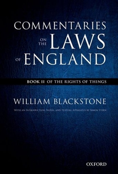 The Oxford Edition of Blackstone's: Commentaries on the Laws of England, William Blackstone - Paperback - 9780199601004