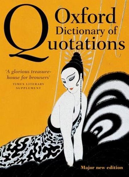 Oxford Dictionary of Quotations, Elizabeth Knowles - Gebonden - 9780199668700