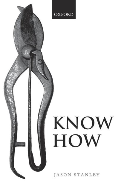 Know How, Jason (Rutgers University Stanley - Paperback - 9780199683161
