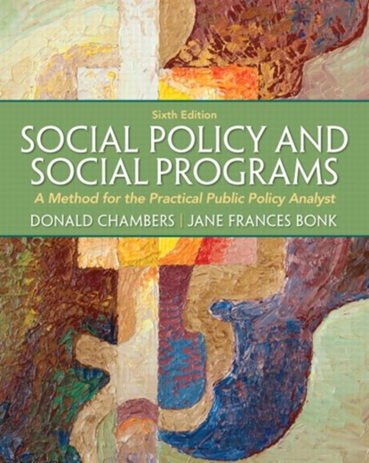 Social Policy and Social Programs, Donald Chambers ; Jane Bonk - Paperback - 9780205052769