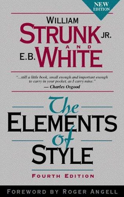Strunk, W: Elements of Style, William Strunk ;  E. White - Gebonden - 9780205313426