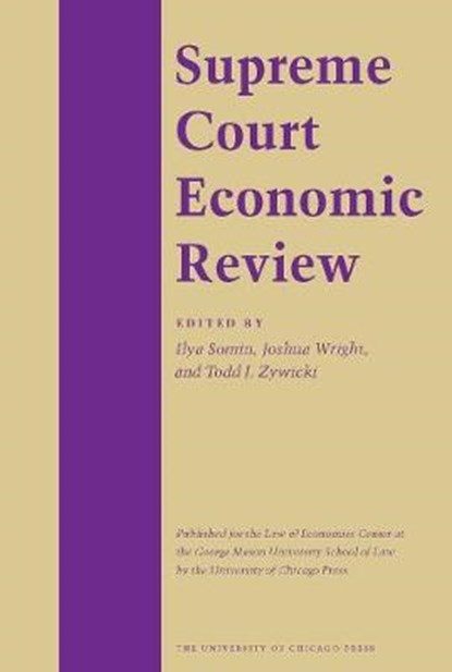 Supreme Court Economic Review, Volume 24, KLICK,  Jonathan ; Helland, Eric - Gebonden - 9780226438184