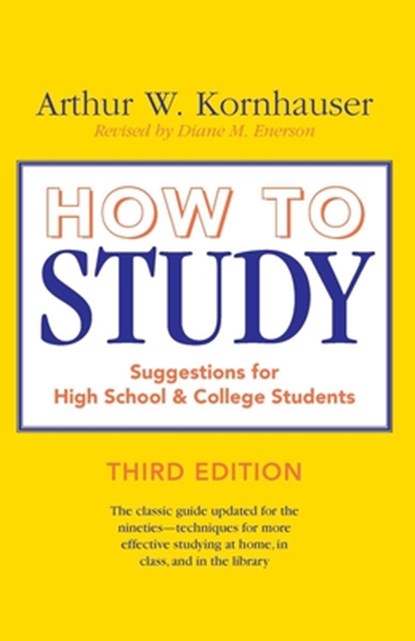 How to Study, Arthur W. Kornhauser - Paperback - 9780226451176