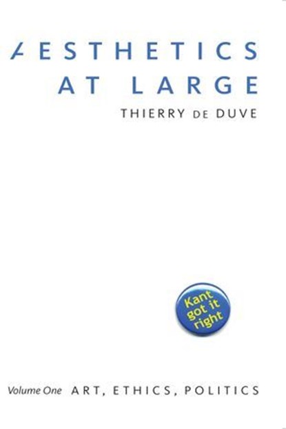 Aesthetics at Large, Thierry de Duve - Ebook - 9780226546872