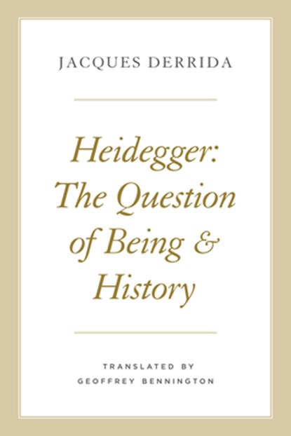 Heidegger, Jacques Derrida - Paperback - 9780226678924