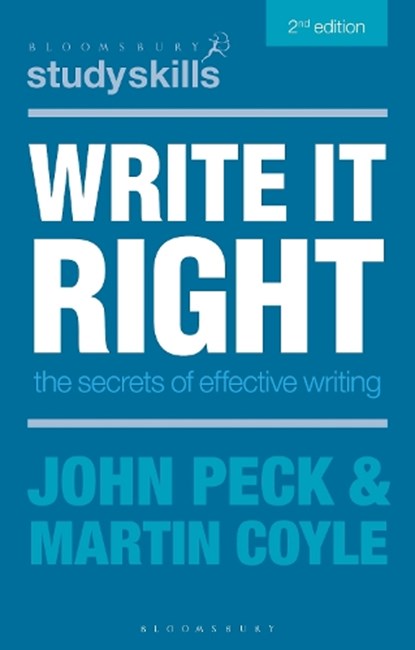 Write it Right, John Peck ; Martin Coyle - Paperback - 9780230373846