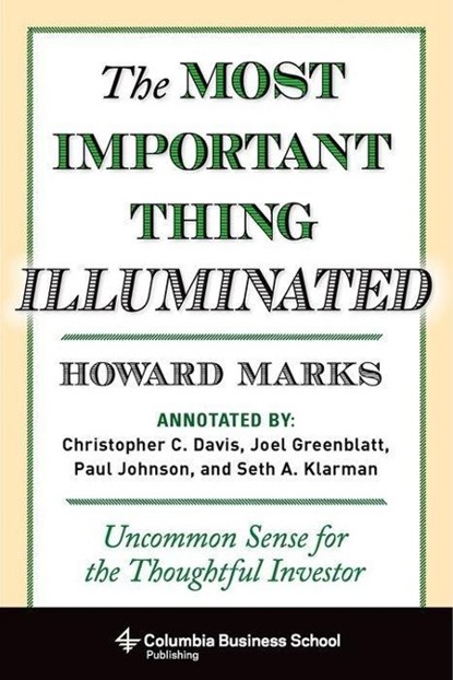 The Most Important Thing Illuminated, Howard (Oaktree Capital Management Marks - Gebonden - 9780231162845