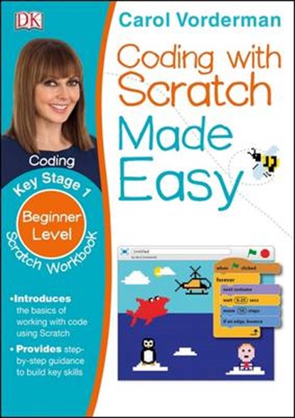 Coding with Scratch Made Easy, Ages 5-9 (Key Stage 1), VORDERMAN,  Carol - Paperback - 9780241225141