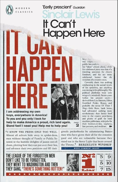 It Can't Happen Here, Sinclair Lewis - Paperback - 9780241310663