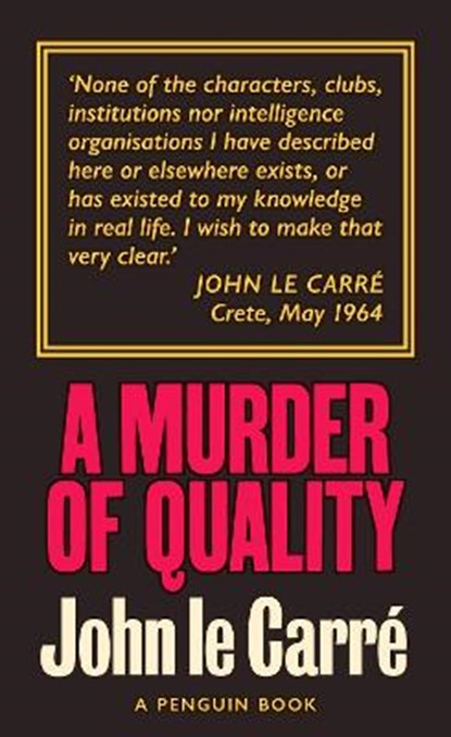 A Murder of Quality, John le Carre - Paperback - 9780241330883