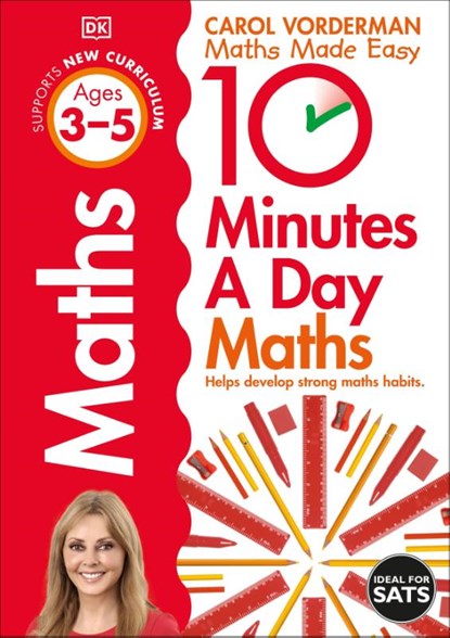10 Minutes A Day Maths, Ages 3-5 (Preschool), Carol Vorderman - Paperback - 9780241466841