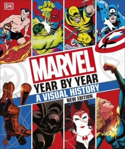 Marvel Year By Year A Visual History New Edition, Tom DeFalco ; Peter Sanderson ; Tom Brevoort ; Matthew K. Manning ; Stephen Wiacek - Gebonden Gebonden - 9780241544631